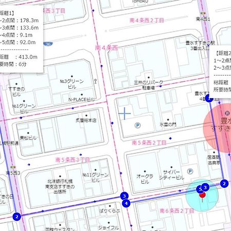 סאפורו Downtown Susukino Area Spacious Great Access Ik201 מראה חיצוני תמונה